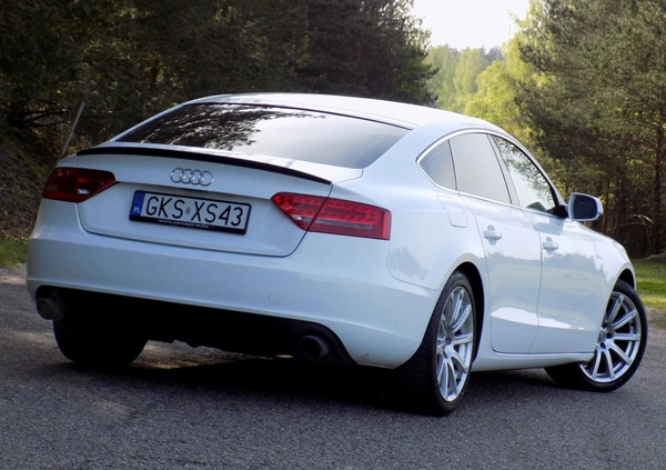 Audi A5 cena 43999 przebieg: 210000, rok produkcji 2011 z Kościerzyna małe 742